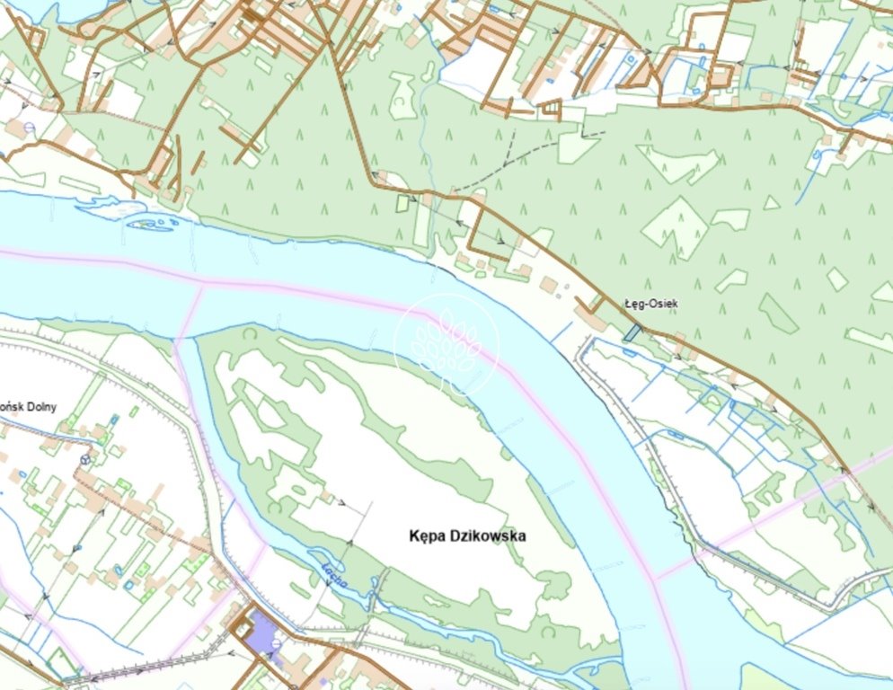 Działka budowlana z widokiem na las, spokojna okolica Obrowo, Myśliwska  3 300m2 Foto 1