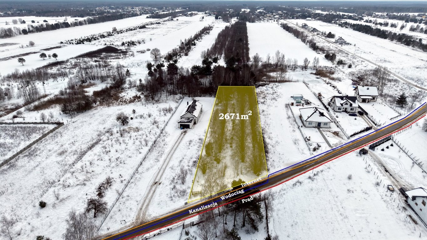 Działka budowlana 2671 m² w Augustówku – blisko natury Augustówek  2 671m2 Foto 1