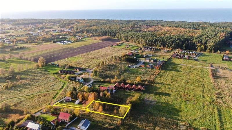 Działka nad morzem z mediami i planem zagospodarowania Rusinowo, Szewczyka Dratewki  1 096m2 Foto 1