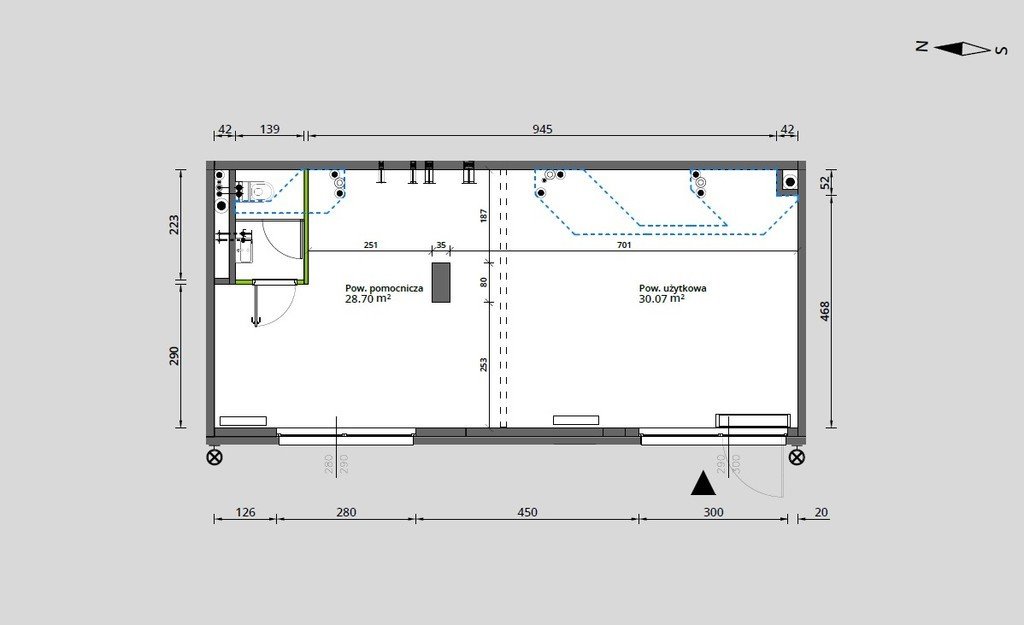 Lokal użytkowy na wynajem Warszawa, Praga-Południe, Podskarbińska  60m2 Foto 7