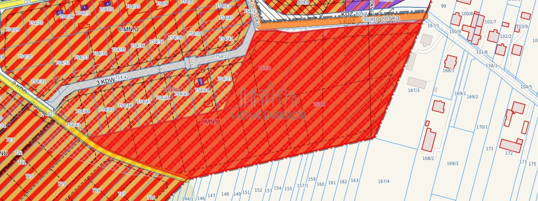 Działka budowlana na sprzedaż Wolica, Sękocińska  28 050m2 Foto 1