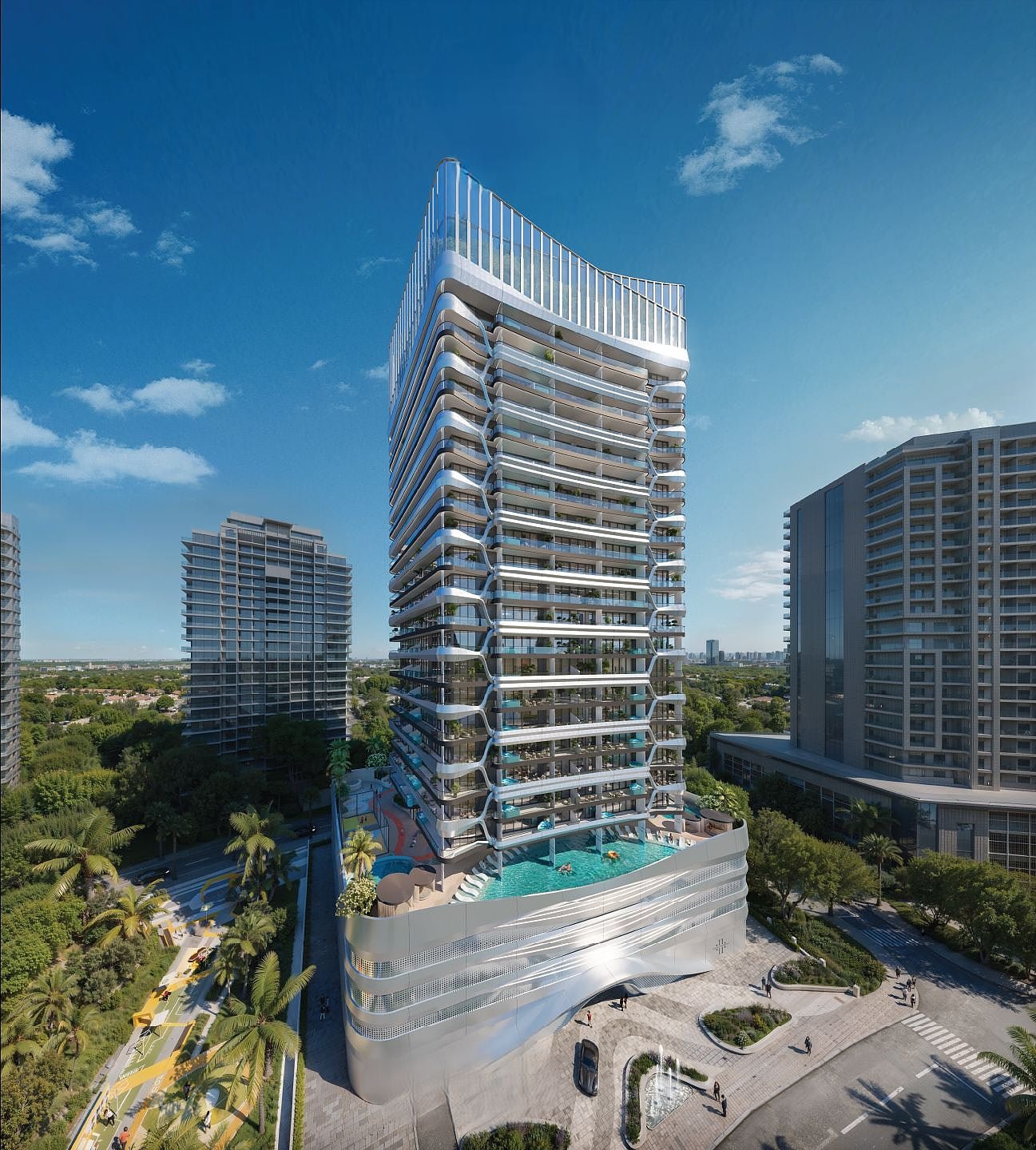 Luksusowy apartament 85 m2 z wellness i panoramicznym widokiem Zjednoczone Emiraty Arabskie, Dubai Sports City, Dubai Sports City, Dubai Sports City, Dubaj  85m2 Foto 1