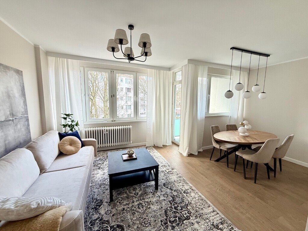 Komfortowe 3-pokojowe mieszkanie z balkonem i nowym remontem Szczecin, Stare Miasto, Grodzka  61m2 Foto 1