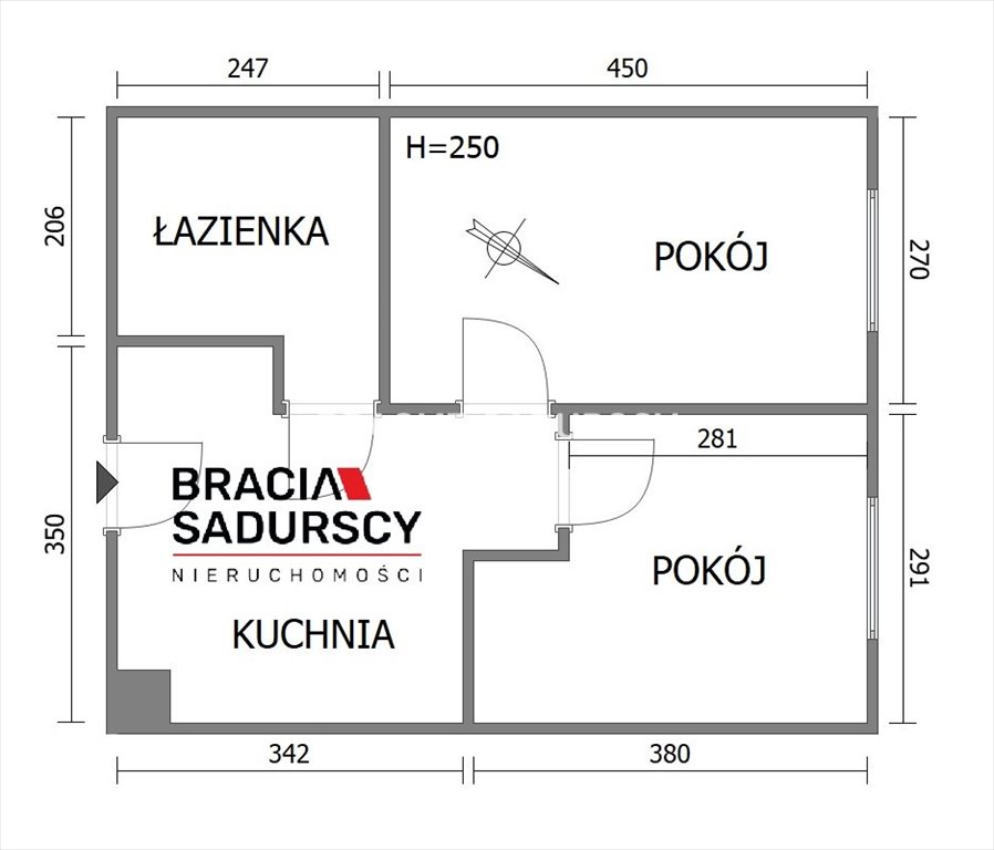 Mieszkanie dwupokojowe na sprzedaż Kraków, Łagiewniki-Borek Fałęcki, Borek Fałęcki, Montwiłła-Mireckiego  40m2 Foto 3