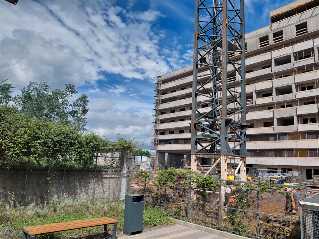 Na sprzedaż nowoczesne mieszkanie 27,87 m² z ogrodem i miejscem w garażu Wrocław, Fabryczna, Żerniki  28m2 Foto 1