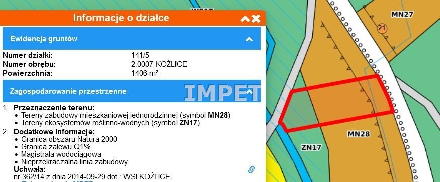 Działka inna na sprzedaż Koźlice  1 326m2 Foto 4