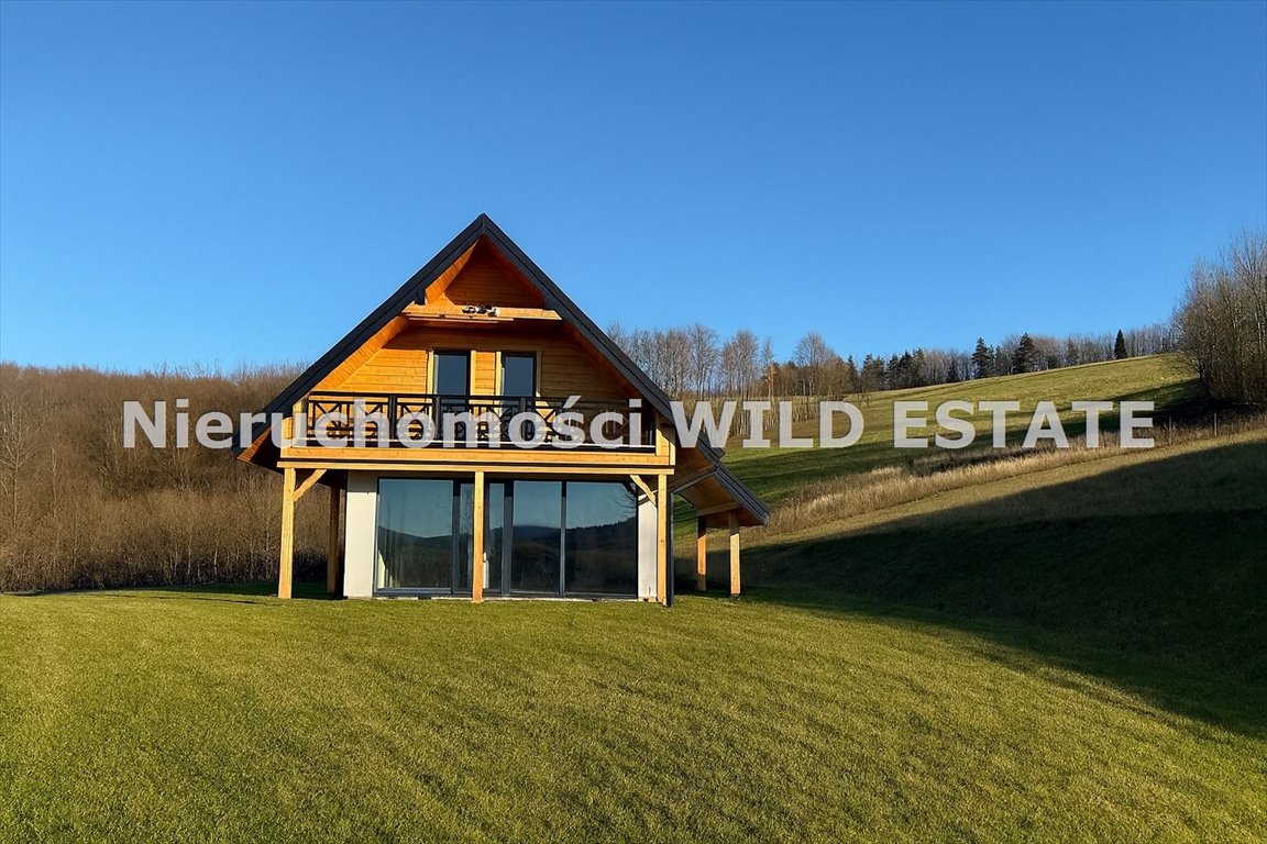 Nowoczesny dom z panoramicznym widokiem i dużym tarasem Baligród, Baligród, Baligród  89m2 Foto 1