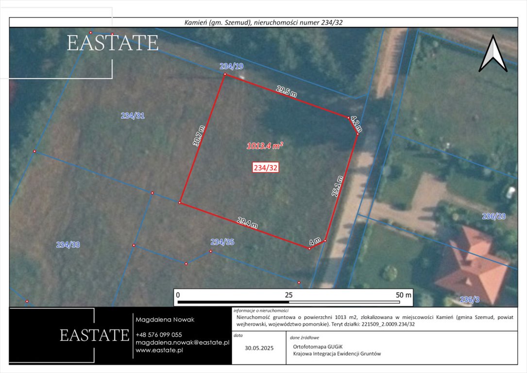 Działka przemysłowo-handlowa na sprzedaż Kamień  1 013m2 Foto 1