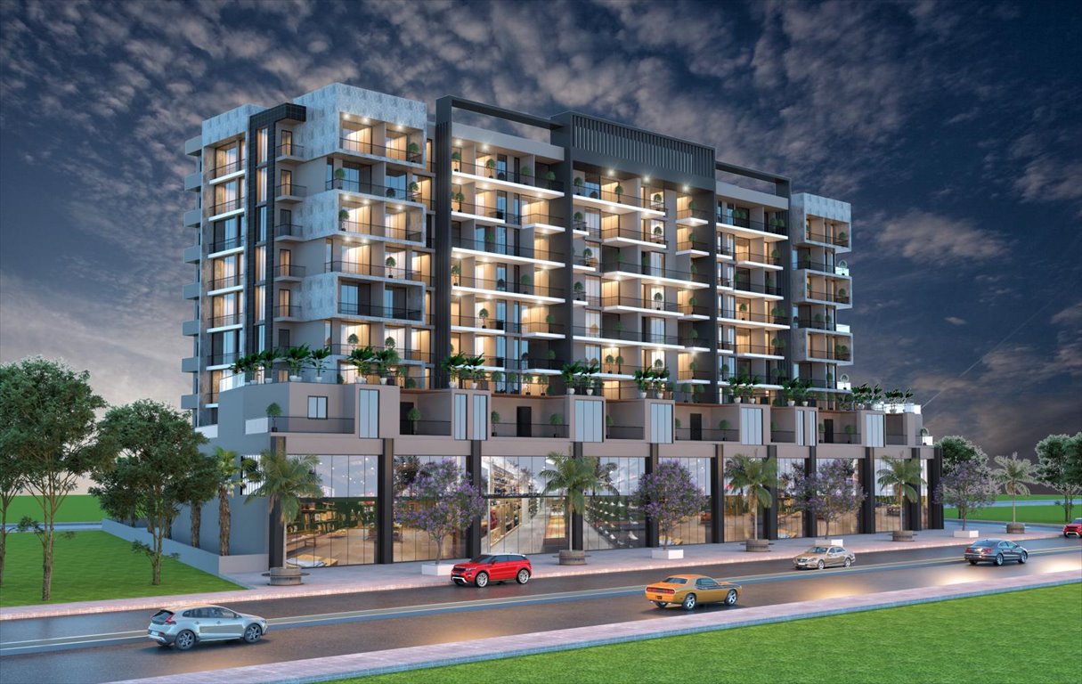 Nowoczesny 55 m² apartament hybrydowy z balkonem w Mersin Turcja, Mersin, Merkez, Mezitli, Mersin  55m2 Foto 1