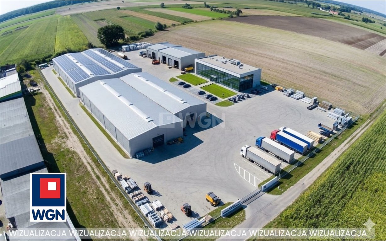 Działka usługowa 8 200 m² z MPZP (blisko Rawicza) Dębno Polskie, Ślusarska  8 200m2 Foto 1