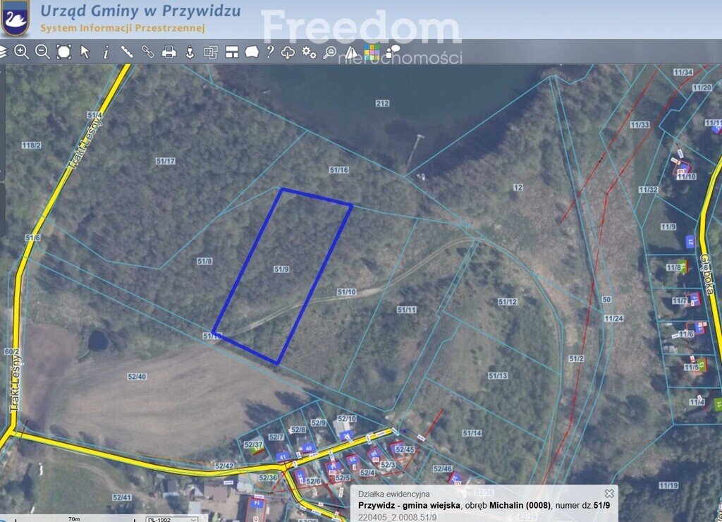 Działka budowlana na sprzedaż Klonowo Dolne, Trakt Leśny  4 210m2 Foto 1