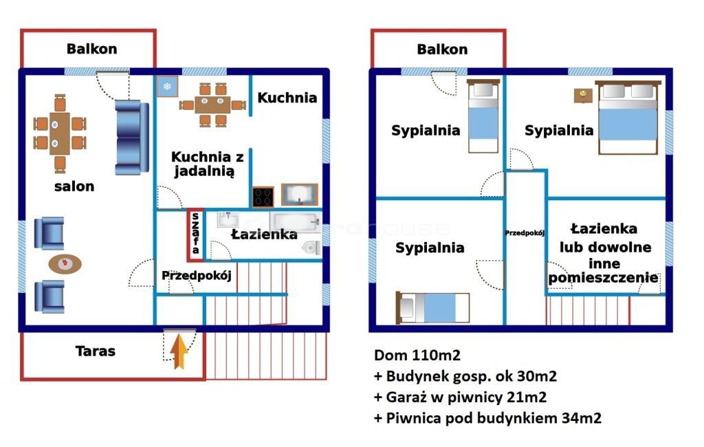 Dom na sprzedaż Biała Podlaska  110m2 Foto 18