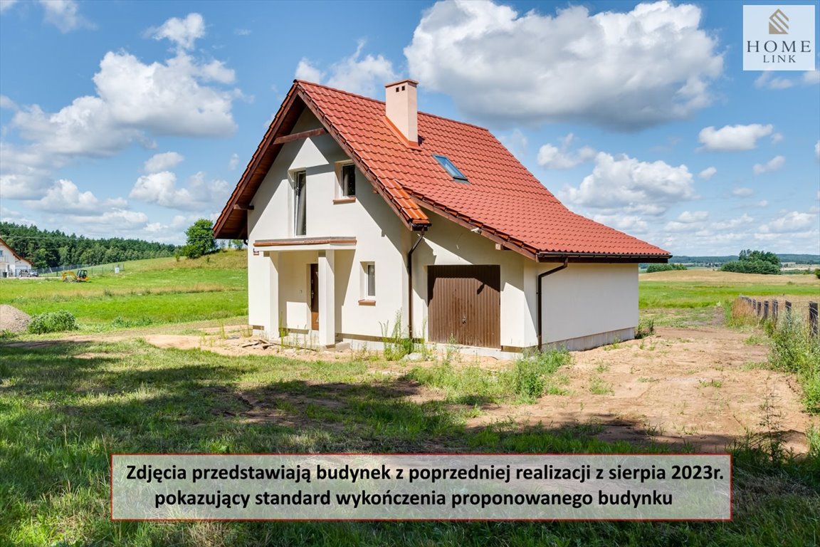 Nowoczesny dom w stanie deweloperskim, 97,6 m2, duża działka Giedajty  146m2 Foto 1