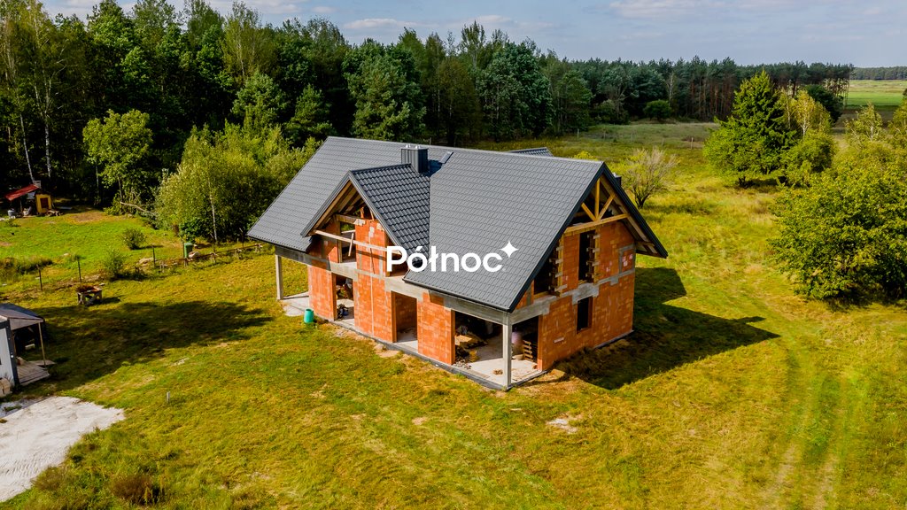 Dom w stanie surowym zamkniętym, 148,67 m2, działka od 400 m2 Tykocin  149m2 Foto 1