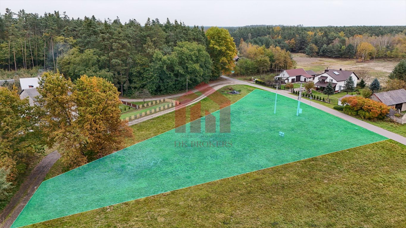 Działka 28 arów z warunkami zabudowy w Woli Ocieckiej Wola Ociecka  2 800m2 Foto 1