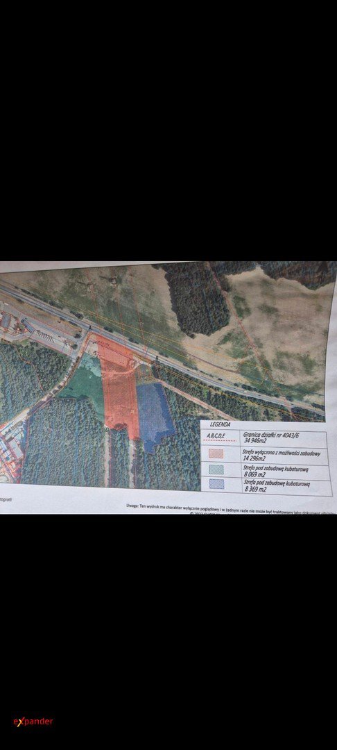 Działka 35 000 m² pod inwestycję, dostęp asfalt, media Widełka  35 000m2 Foto 1