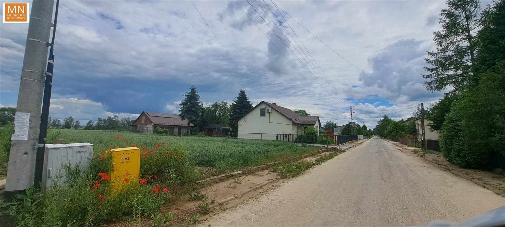 Działka budowlana na sprzedaż Hebdów  4 400m2 Foto 4