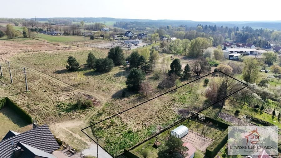 Działka 1712 m² z widokiem na miasto, media, blisko centrum Recz, blisko centrum, Wysoka  1 712m2 Foto 1