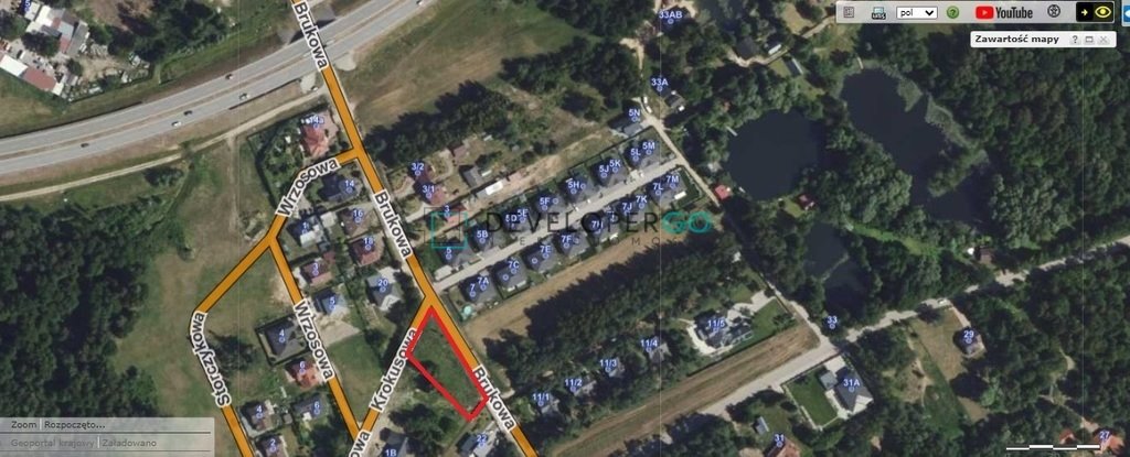 Działka budowlana 1500 m² z mediami, inwestycyjna okazja Księżyno, Brukowa  1 504m2 Foto 1