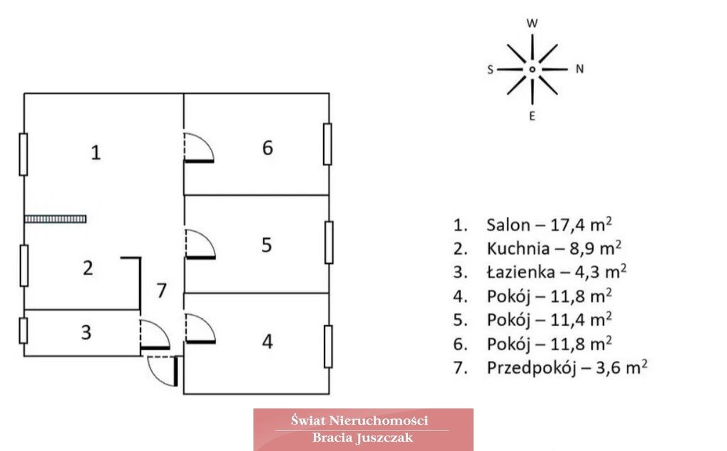 Mieszkanie trzypokojowe na sprzedaż Wrocław, Księże Małe, Księże Małe  70m2 Foto 9