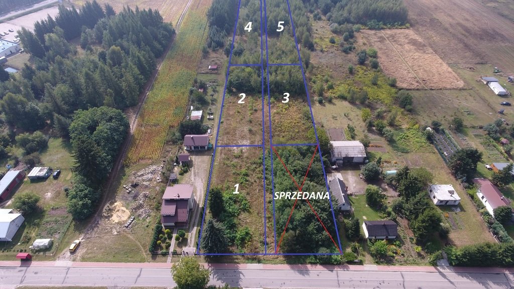 Działka 1055 m2 z mediami, blisko jeziora Rogóźno Dąbrowa  1 055m2 Foto 1