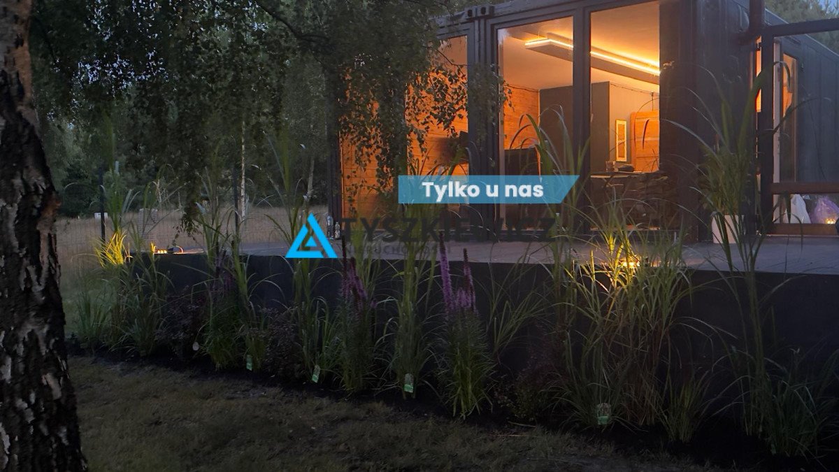 Działka z nowoczesnym domkiem 60 m², ogrodzona, spokojna okolica Sasino, Zacisze  1 123m2 Foto 1