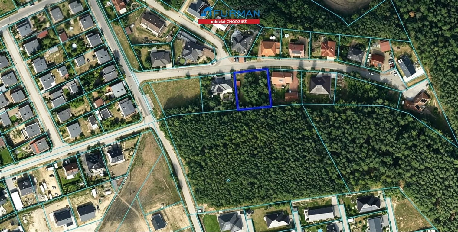 Działka 1228 m² w Ratajach z mediami i lasem Rataje  1 228m2 Foto 1