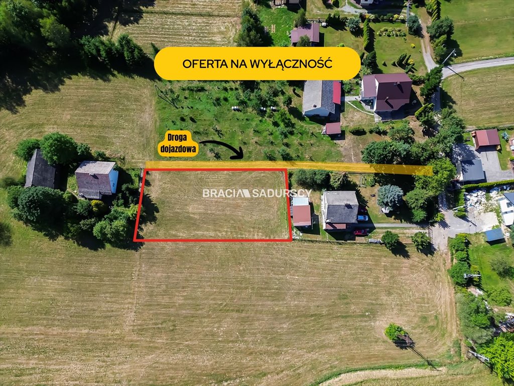 Działka 10,5 ara w Radziszowie - budowa domu lub usług Radziszów, Jaśminowa  1 000m2 Foto 1