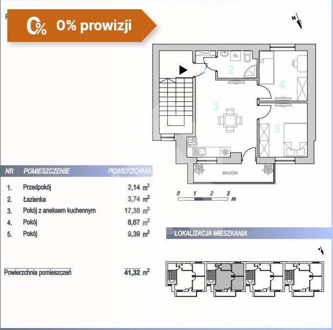 Mieszkanie trzypokojowe na sprzedaż Bydgoszcz, Czyżkówko  41m2 Foto 9