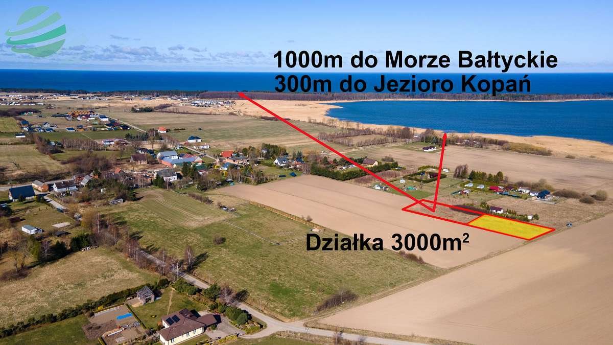 Działka 3000 m² nad morzem, dom i inwestycje - polecam! Kopań  3 000m2 Foto 1