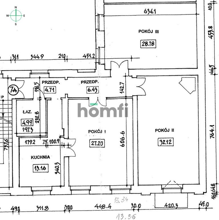 Mieszkanie trzypokojowe na sprzedaż Łódź, Śródmieście, Andrzeja Struga  118m2 Foto 1