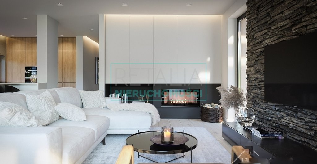 Nowoczesny dom 130 m² z tarasem i ogrzewaniem podłogowym Powązki  130m2 Foto 1