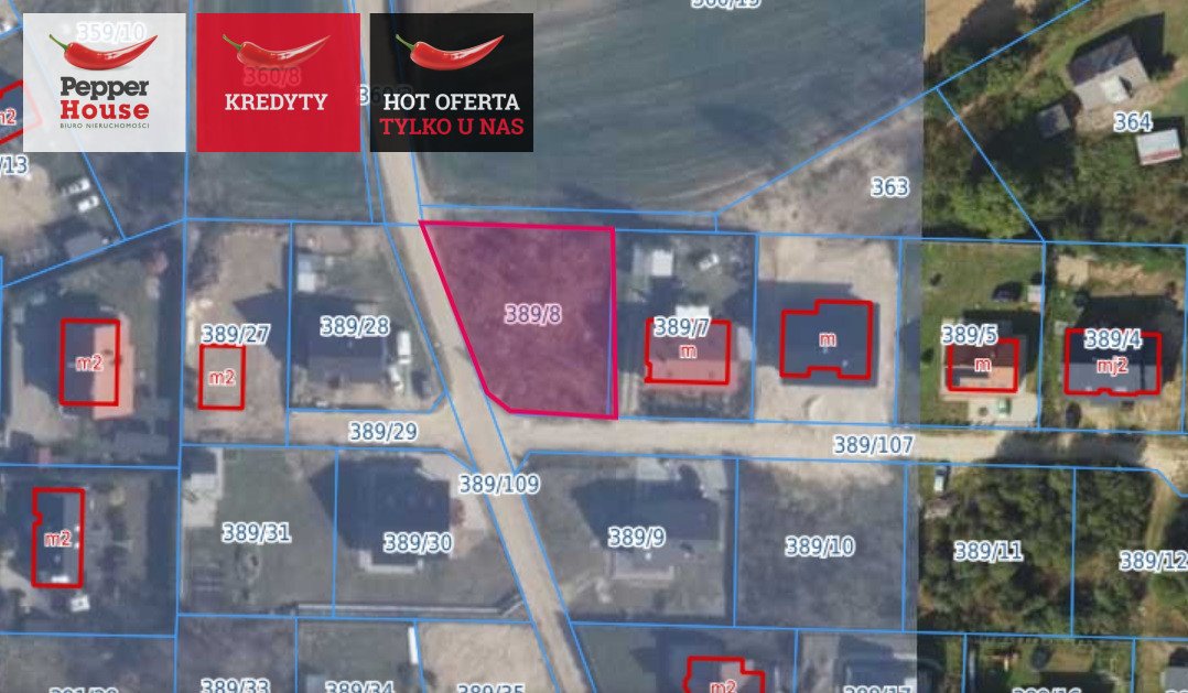 Działka budowlana na sprzedaż Gościcino, Ziemska  727m2 Foto 1