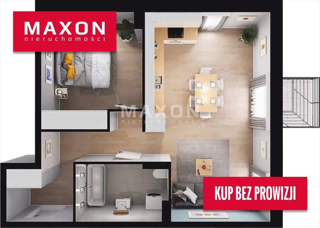 Mieszkanie dwupokojowe na sprzedaż Warszawa, Białołęka, ul. Leona Berensona  48m2 Foto 1