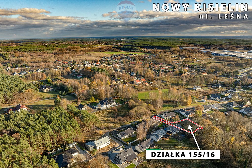 Działka budowlana na sprzedaż Zielona Góra, Nowy Kisielin, Nowy Kisielin-Leśna  990m2 Foto 16