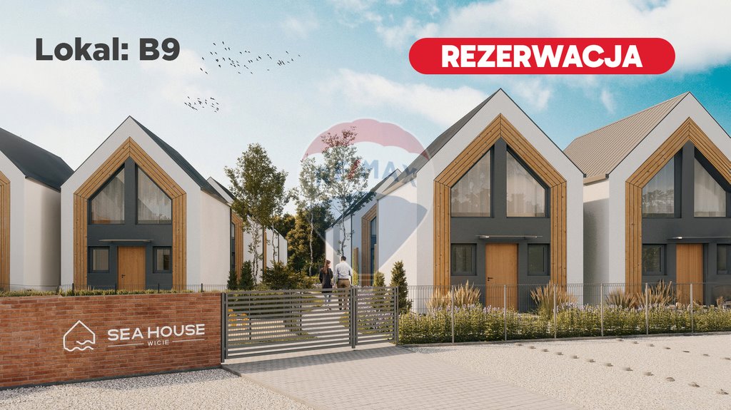 Nowoczesny dom nad Bałtykiem, 150 m od plaży, gotowy do zamieszkania Wicie, Bosmańska  50m2 Foto 1