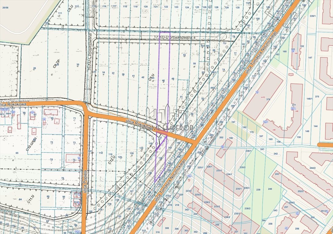 Działka 4 931 m² pod usługi i handel - polecam Warszawa, Bielany, Rokokowa  4 931m2 Foto 1