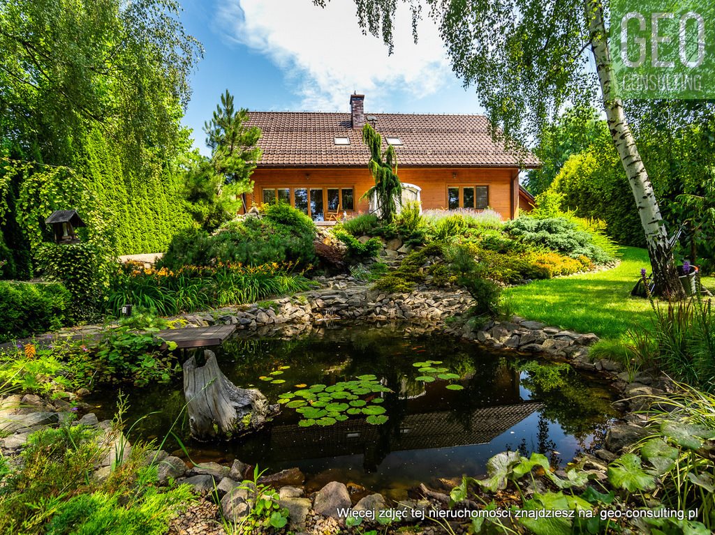 Dom na sprzedaż Bolechowice, Dom z bali z ogrodem i garażem Bolechowice pod Krakowem  274m2 Foto 2
