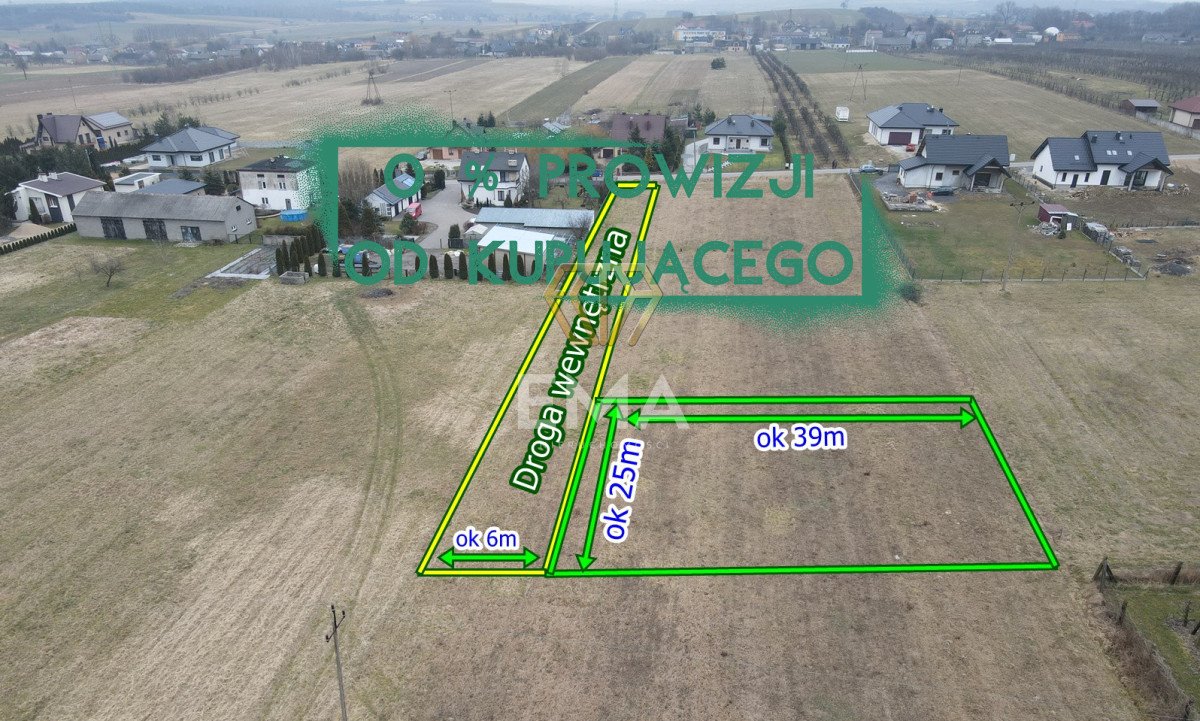 Działka budowlana na sprzedaż Zawada, Dolna  980m2 Foto 1