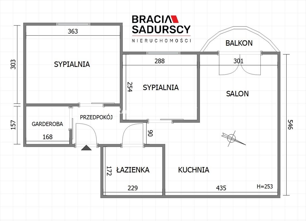Mieszkanie trzypokojowe na sprzedaż Kraków, Dębniki, Kliny, Borkowska  51m2 Foto 3