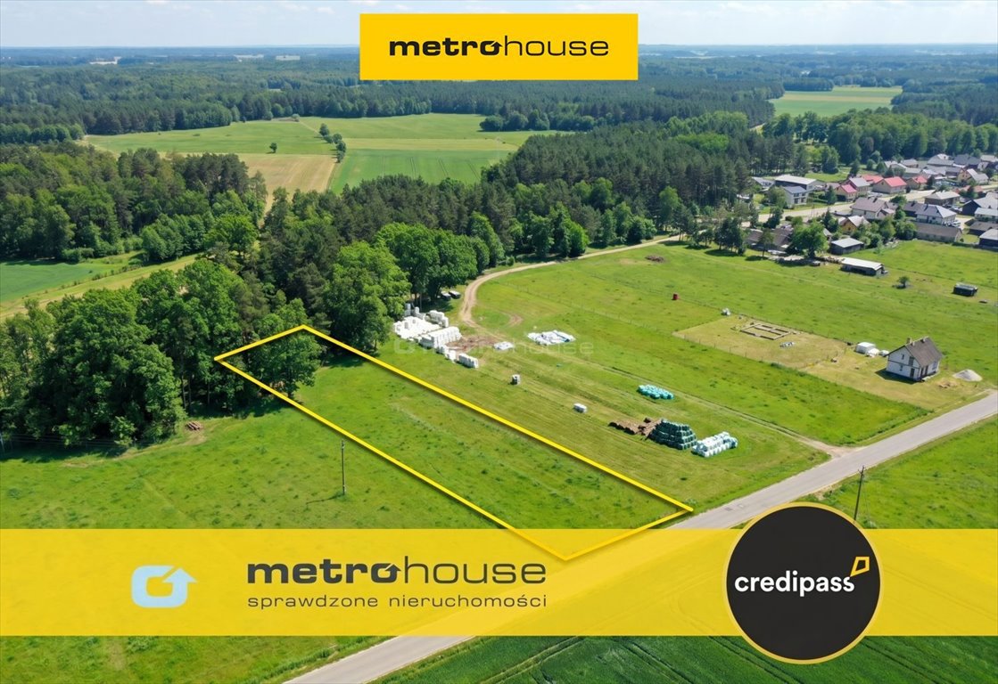 Zapraszam do zakupu działki 4200 m² z lasem i mediami Bakuła  4 200m2 Foto 1