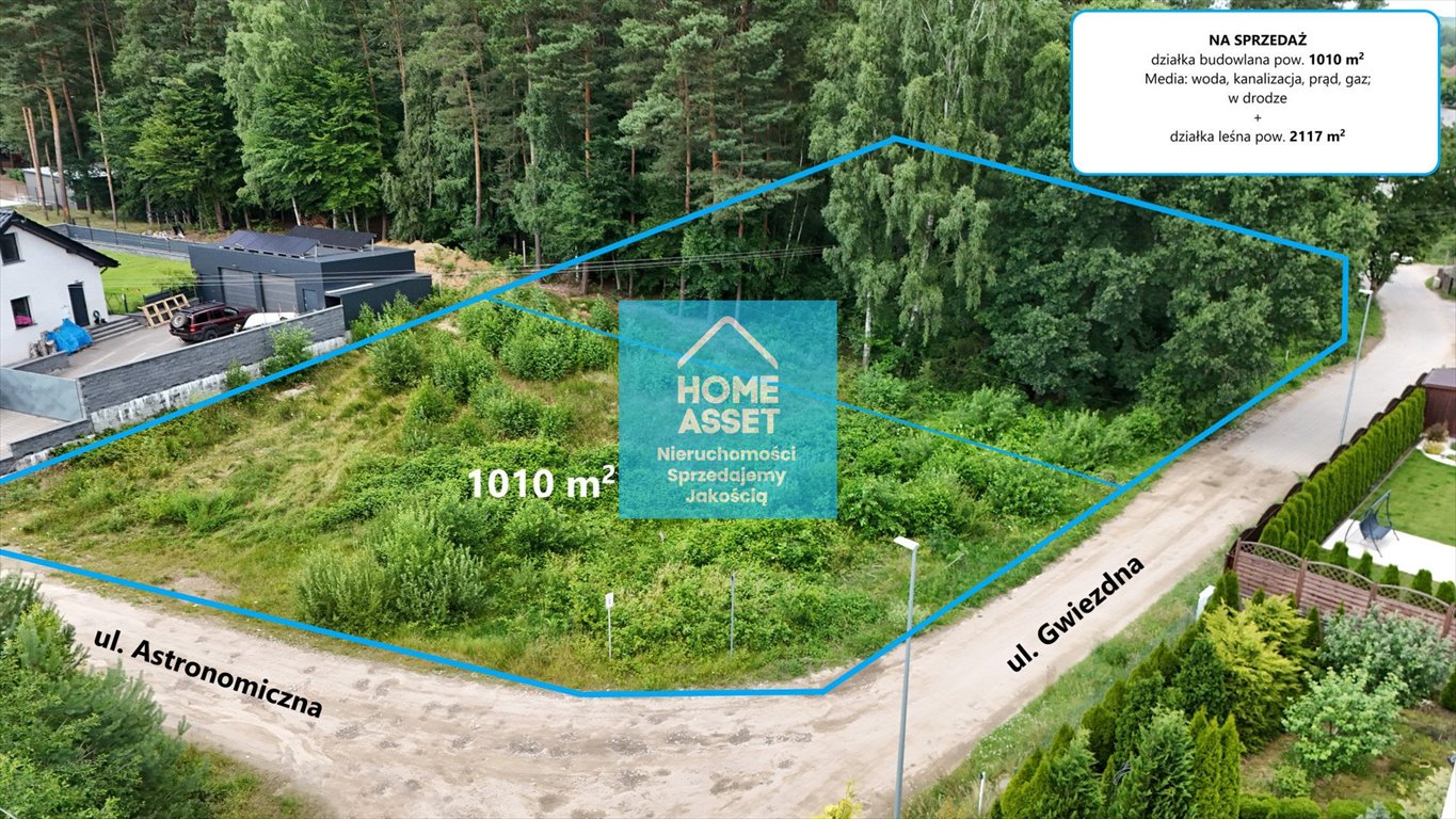 Działka 3 127 m² z lasem i MPZP w Gościcinie Gościcino, Gwiezdna  3 127m2 Foto 1