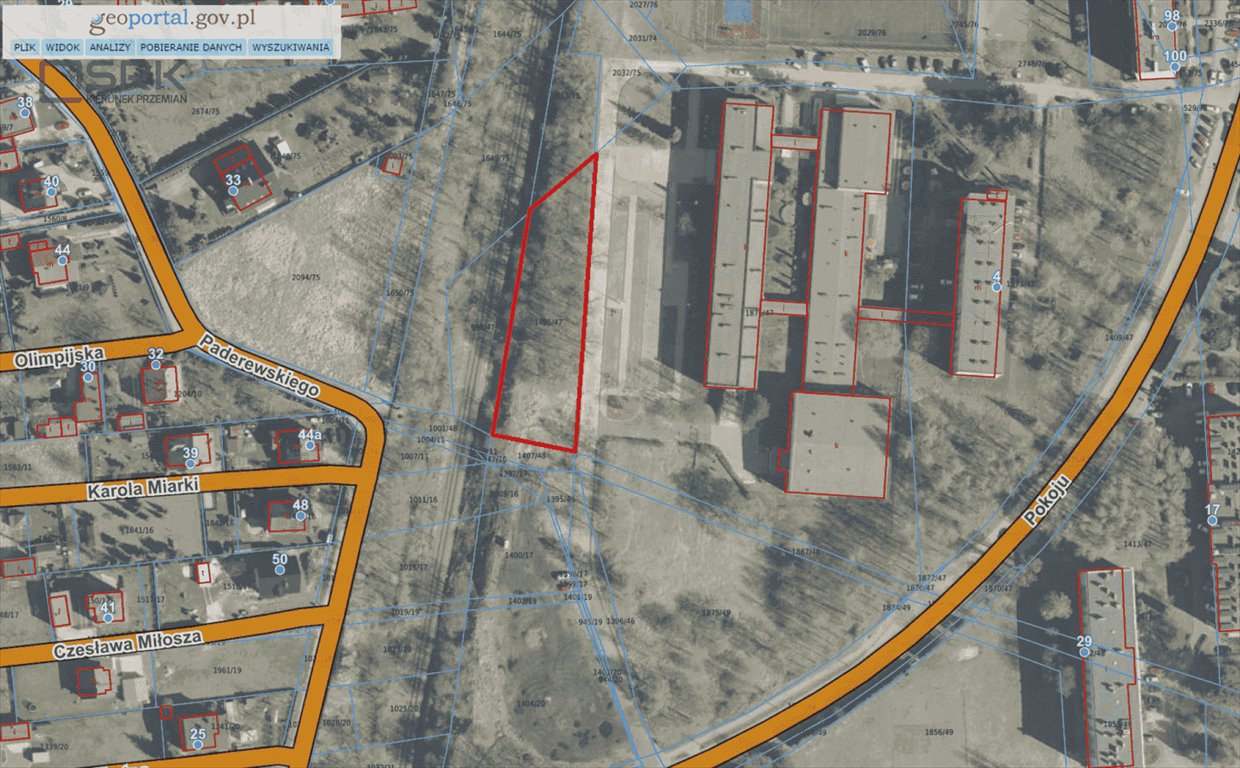 Działka inna na sprzedaż Lędziny, Lędziny, Pokoju  1 853m2 Foto 1