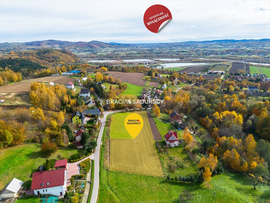 Działka 57 arów z warunkami zabudowy w Zawadzie Lanckorońskiej Zakliczyn, Zawada Lanckorońska  5 716m2 Foto 1