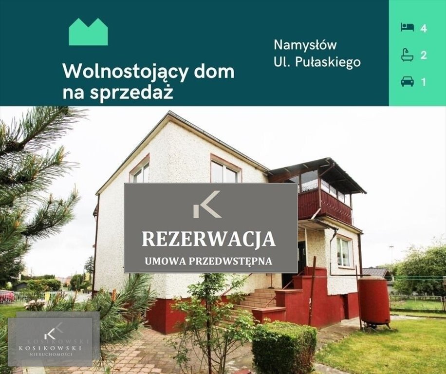 Dom na sprzedaż Namysłów, Pułaskiego  150m2 Foto 1