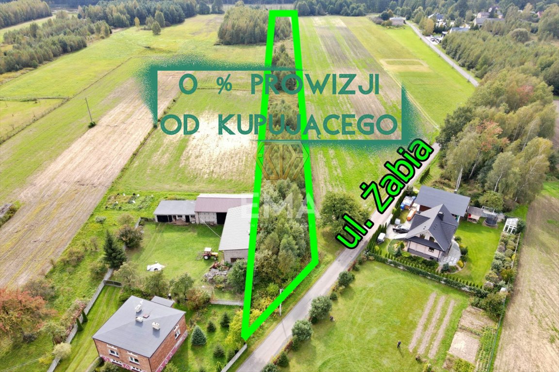 Działka budowlana na sprzedaż Kłobuck, Zakrzew, Żabia  6 440m2 Foto 1