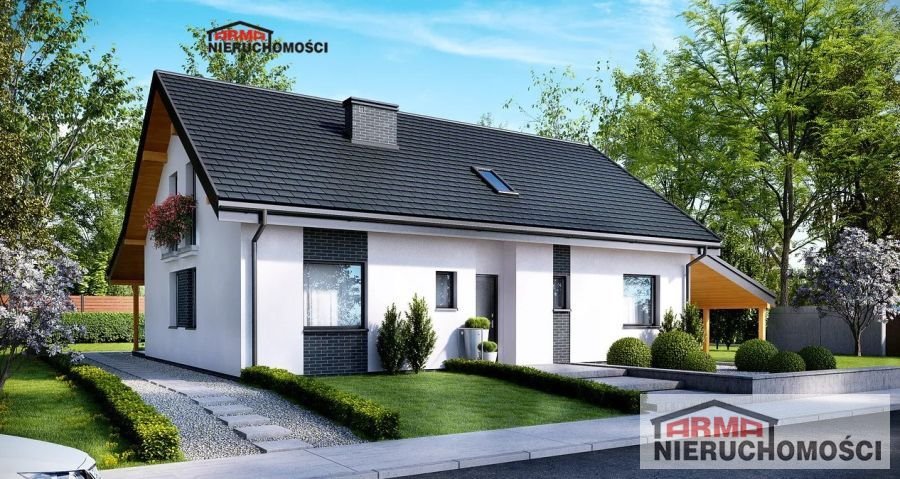 Na sprzedaż nowoczesny dom szkieletowy 8 pokoi w Suchaniu Suchań  200m2 Foto 1