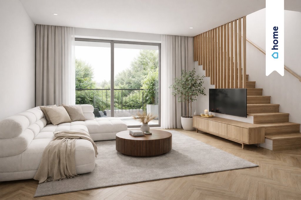 Nowoczesny dom 81 m² z ogrodem i tarasem na Jagodnie Wrocław, Ady Sari  82m2 Foto 1