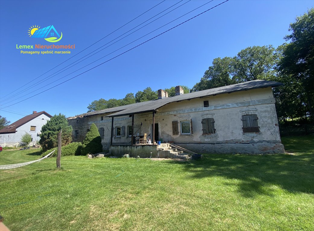 Działka z domem do remontu, projekt przebudowy, 2500 m2 Pszczew, Brzeźno, 2  2 500m2 Foto 1