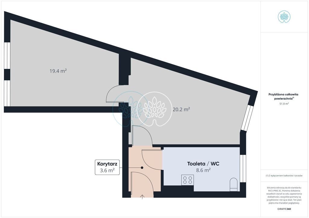 Mieszkanie dwupokojowe na sprzedaż Bydgoszcz, Szwederowo, Antoniego Chołoniewskiego  51m2 Foto 1